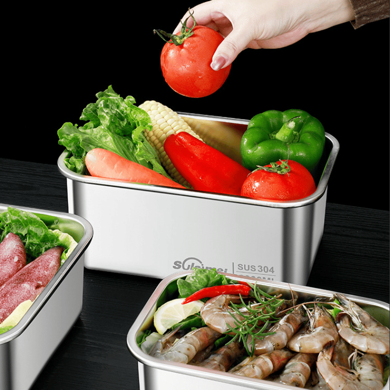 Stainless steel anti-mold and odorless lunch box