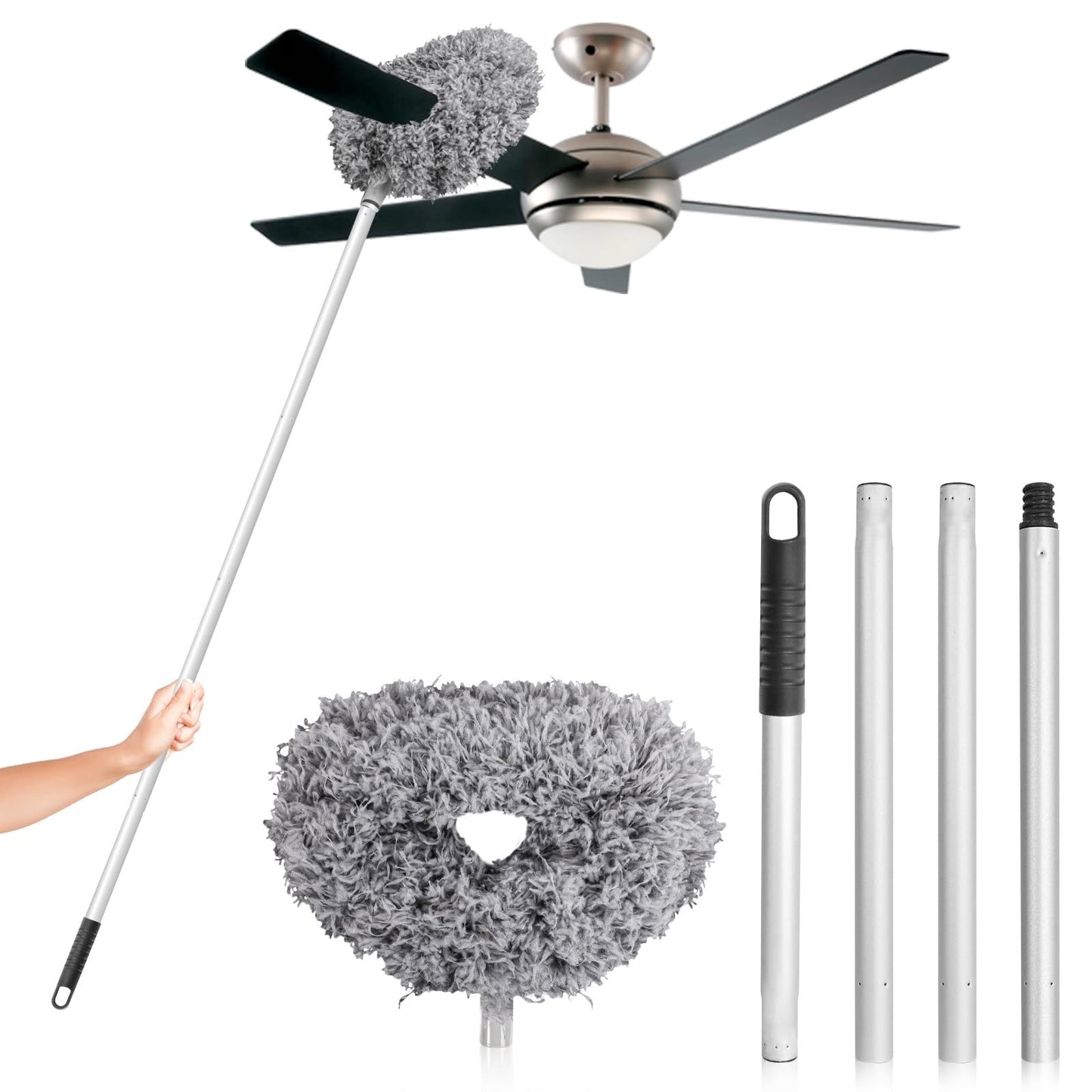 Ceiling Fan Cleaner Duster with Extension Pole