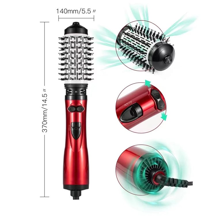 π3-in-1 Hot Air Styler and Rotating Hair Dryer for Dry hair, curl hair, straighten hair