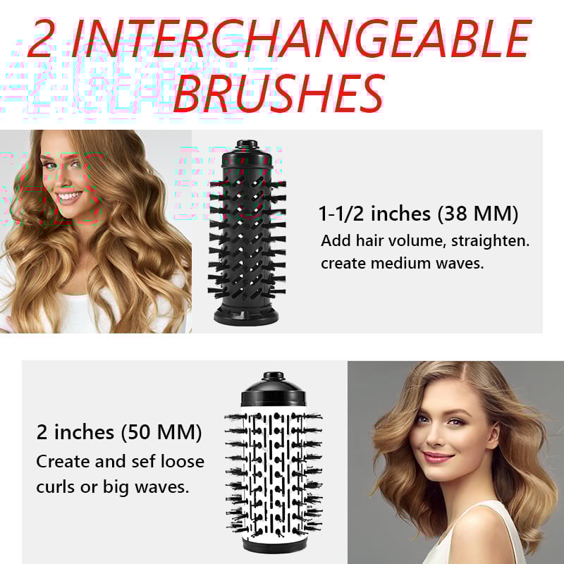 π3-in-1 Hot Air Styler and Rotating Hair Dryer for Dry hair, curl hair, straighten hair