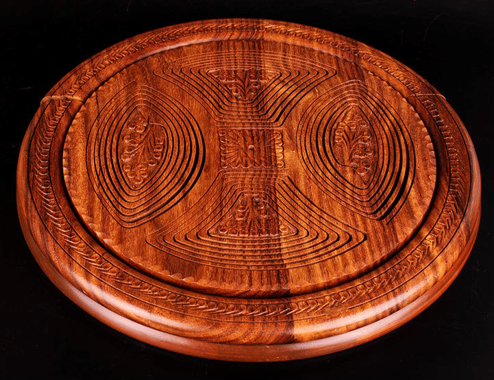 🔥Handmade wood carving fruit plate