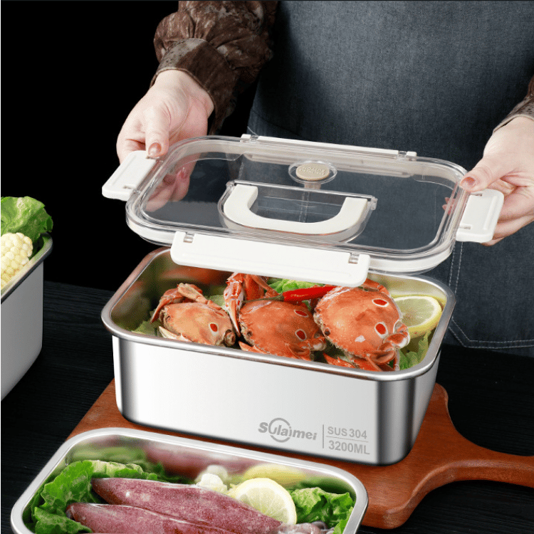 Stainless steel anti-mold and odorless lunch box