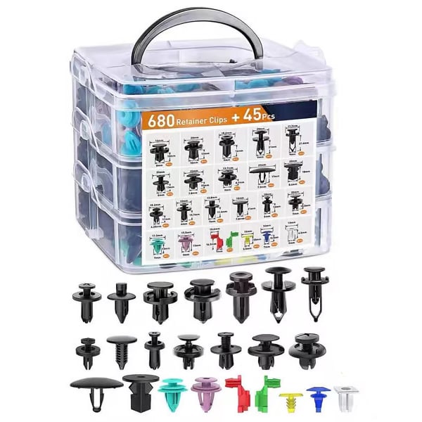 🔥725Pcs Car Retainer Clips & Fastener Remover
