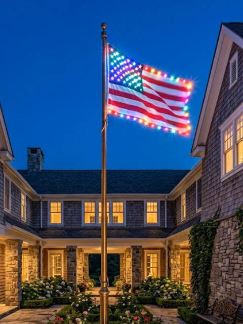 🔥 🦅 Illuminated 250th Anniversary USA Commemorative Flag (3x5 Ft) -Bestseller