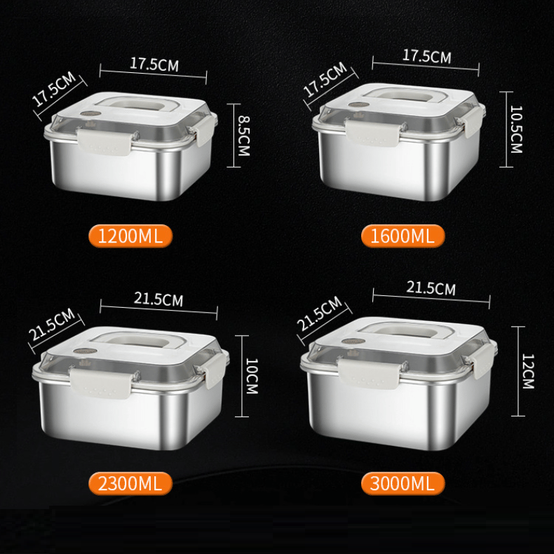 Stainless steel anti-mold and odorless lunch box