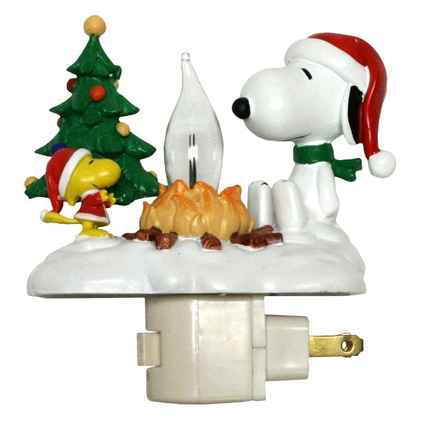 🎅🔥Christmas Santa and Mrs. Claus Campfire Nightlight