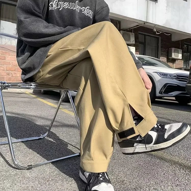 Loose Fit Wide Leg Vintage Elastic Waist Casual Pants (Buy 2 Free Shipping)