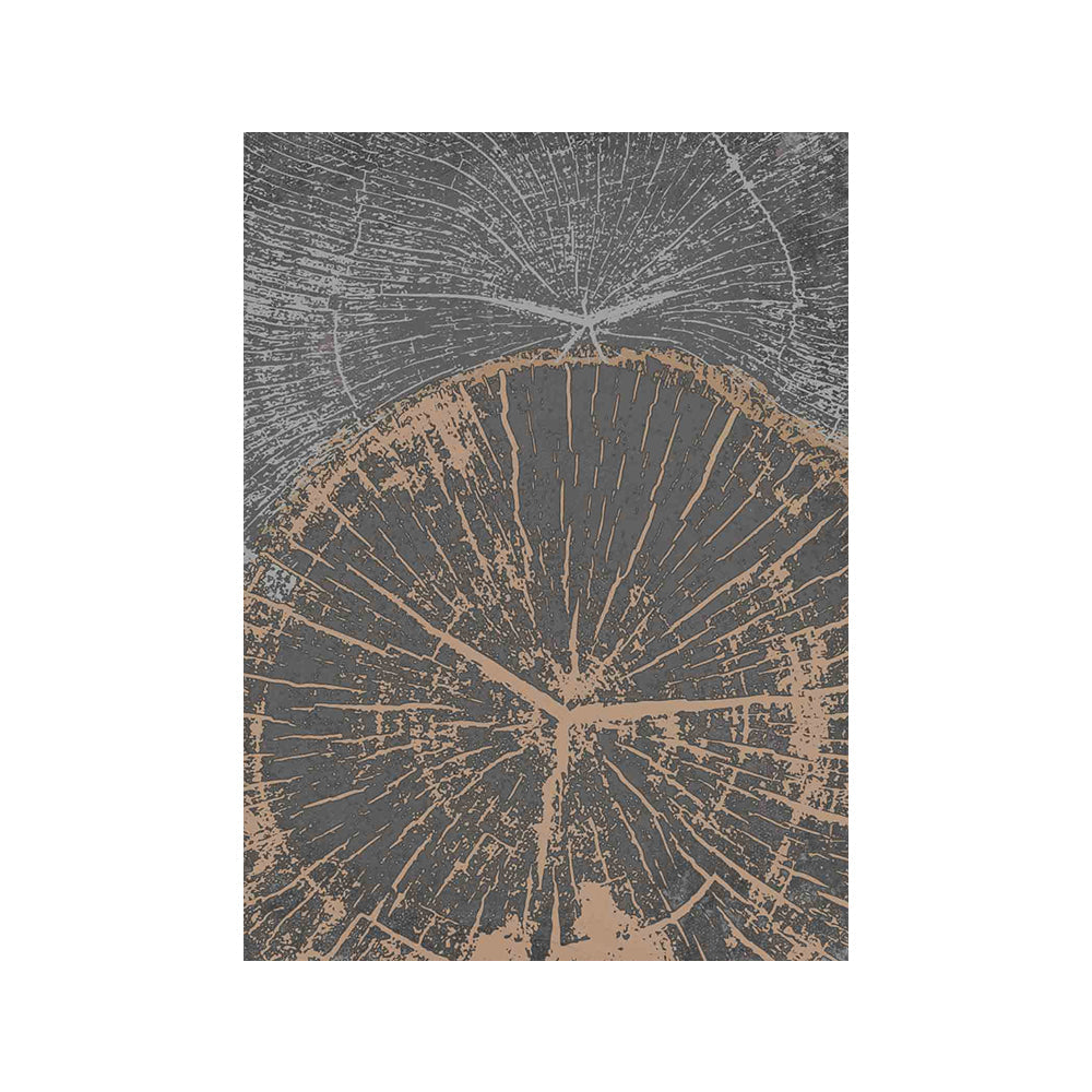 Beige Tree Ring Wall Art