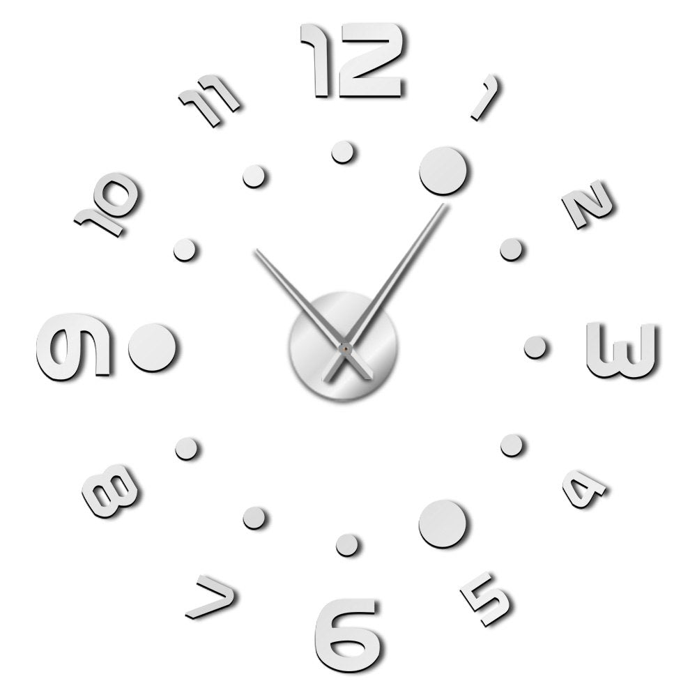 New Real Special Watch Quartz Wall Clocks 3D Acrylic DIY Wall Art Giant Clock Design Luxury Large Decorative Clocks Duvar Saati