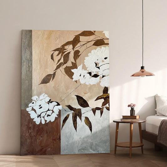 Hand-painted Wabi-sabi Wall Art