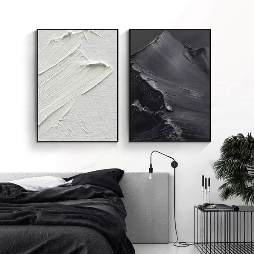 Handcrafted Monochrome Wall Art