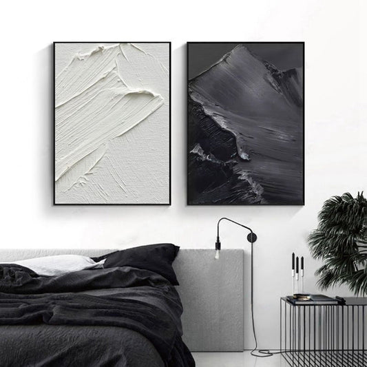 Handcrafted Monochrome Wall Art