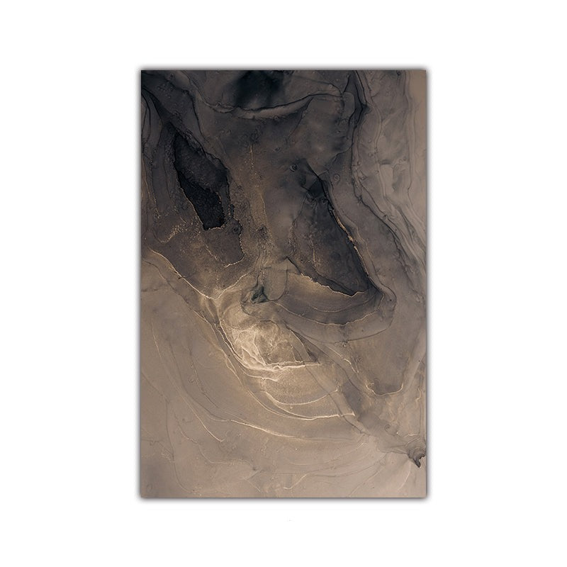 Modern Grey Gold Marble Canvas Wall Art