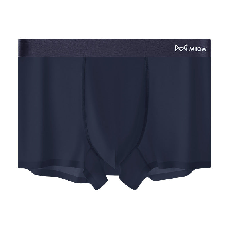 🔥🎁Summer Comfort Men's Ultra-Thin Cooling Boxer Briefs Lightweight Microfiber Underwear Breathable No-Show Design ( 💥 3 PACK )