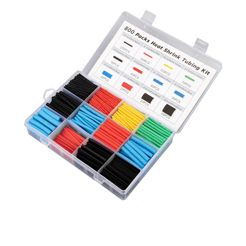 🔥 Heat Shrink Tubing Kit – 580 PCS with Case, 3:1 Ratio & Waterproof Sealing 🛠️📦
