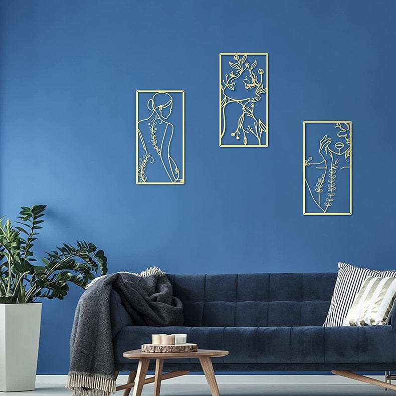 Abstract Metal Wall Art