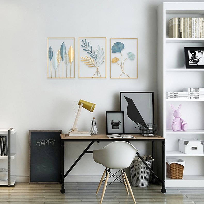 Metal Leaf Wall Décor