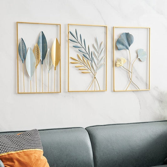 Metal Leaf Wall Décor
