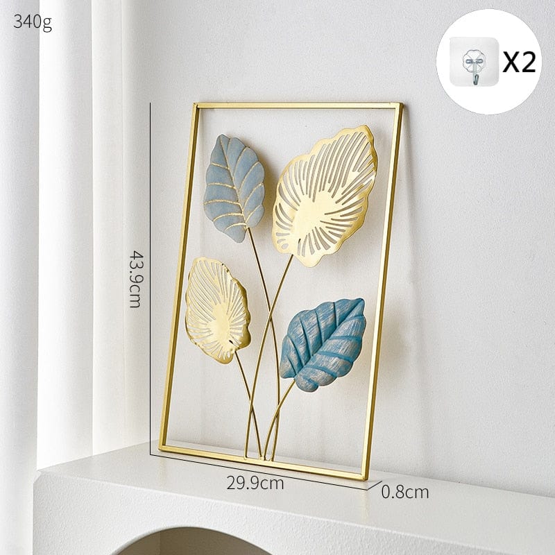 Gold Metal Wall Art