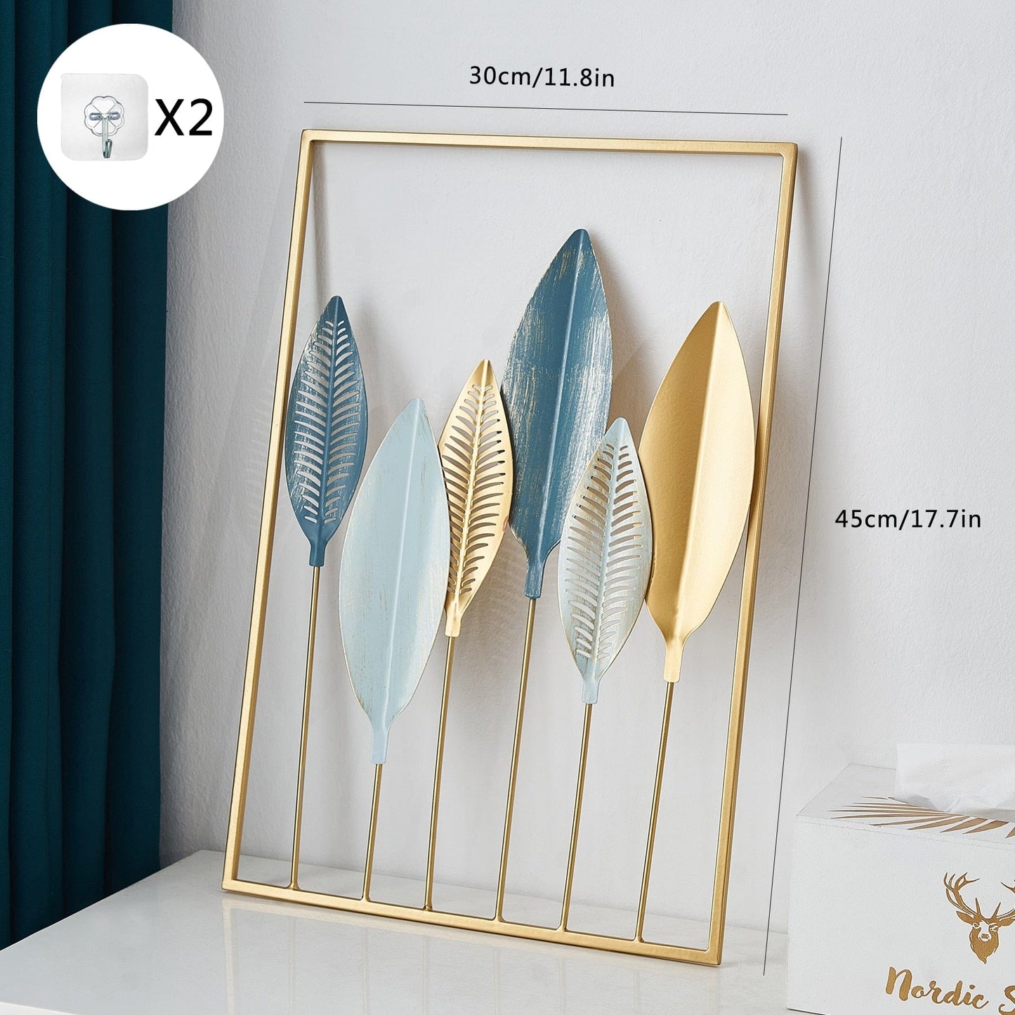 Metal Leaf Wall Décor