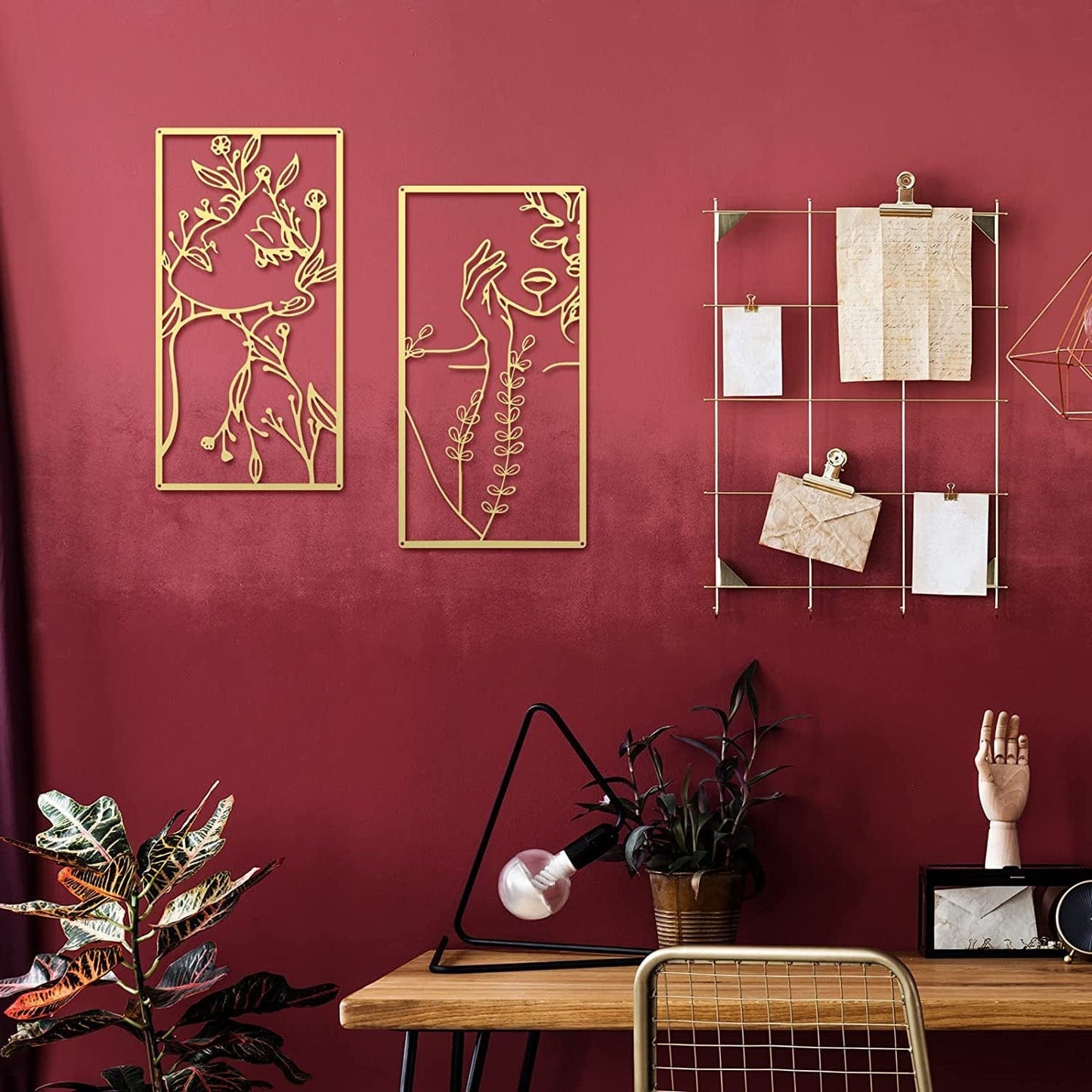 Abstract Metal Wall Art