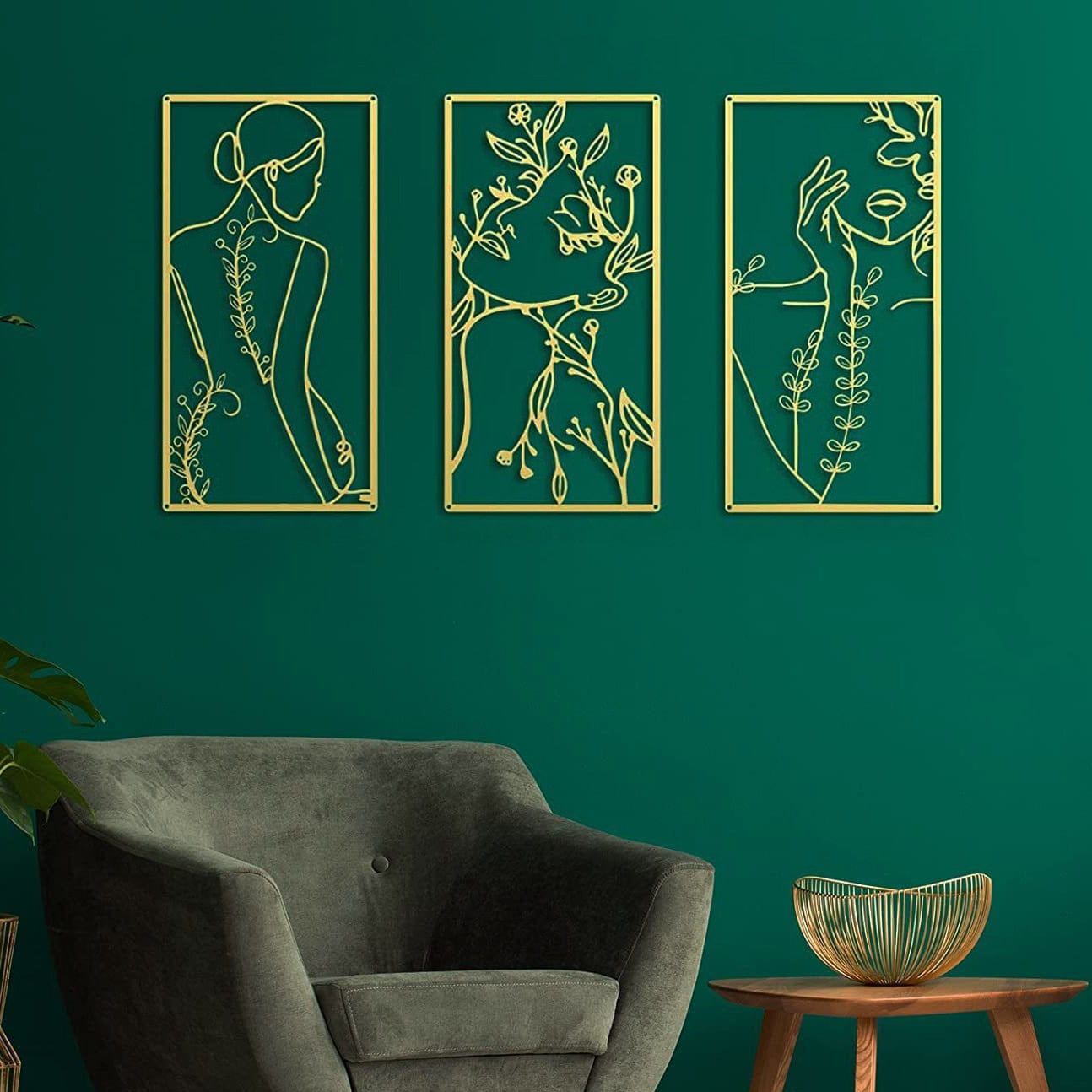 Abstract Metal Wall Art