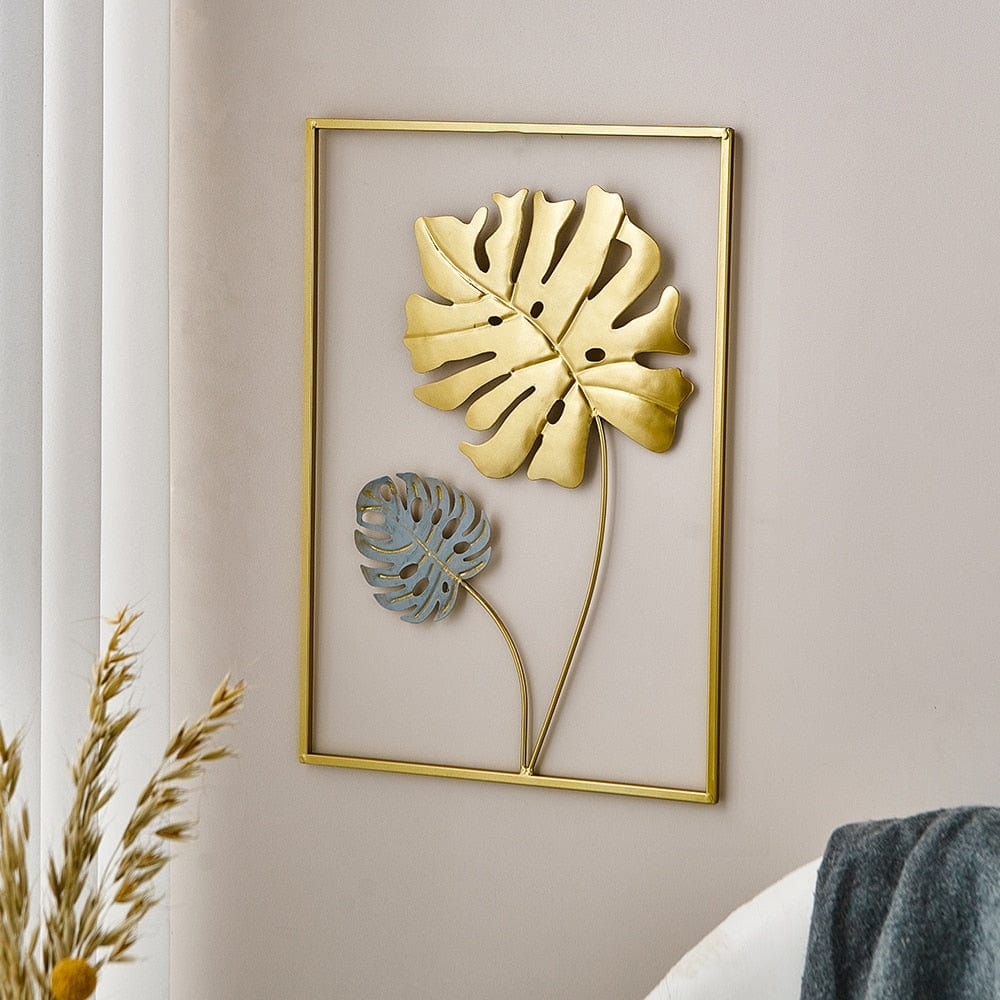 Gold Metal Wall Art