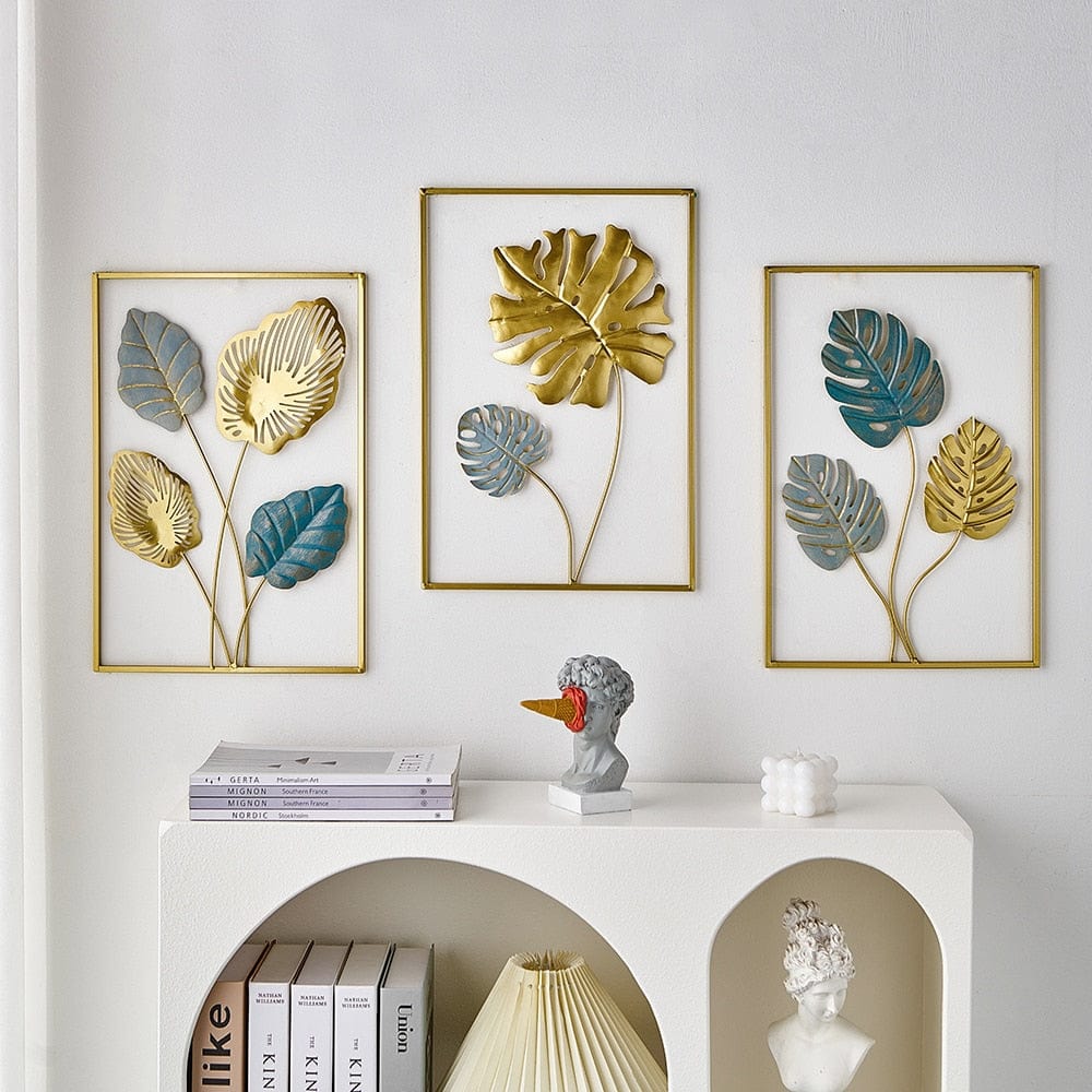 Gold Metal Wall Art