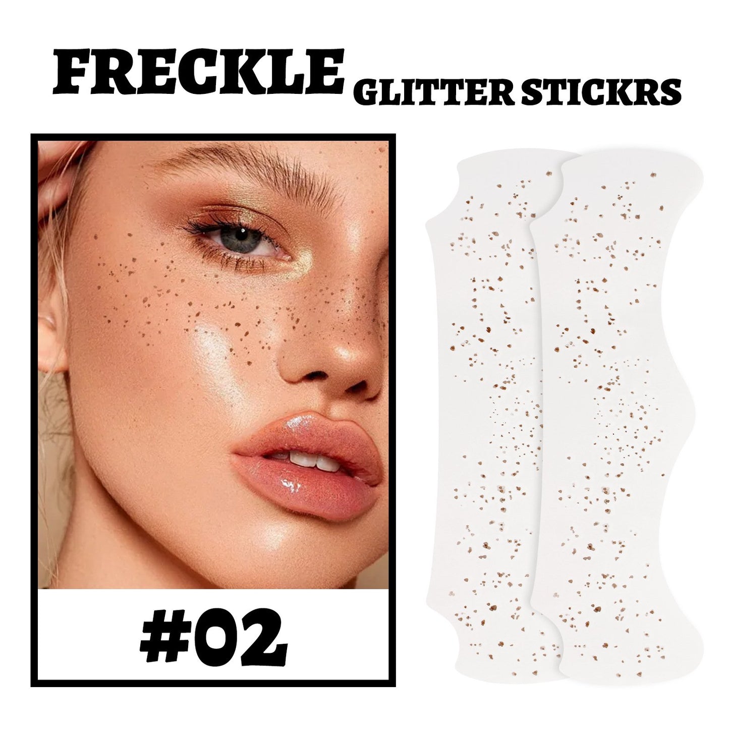 🎁LAST DAY 49% OFF🔥-Gold Glitter Freckles Makeup Patches