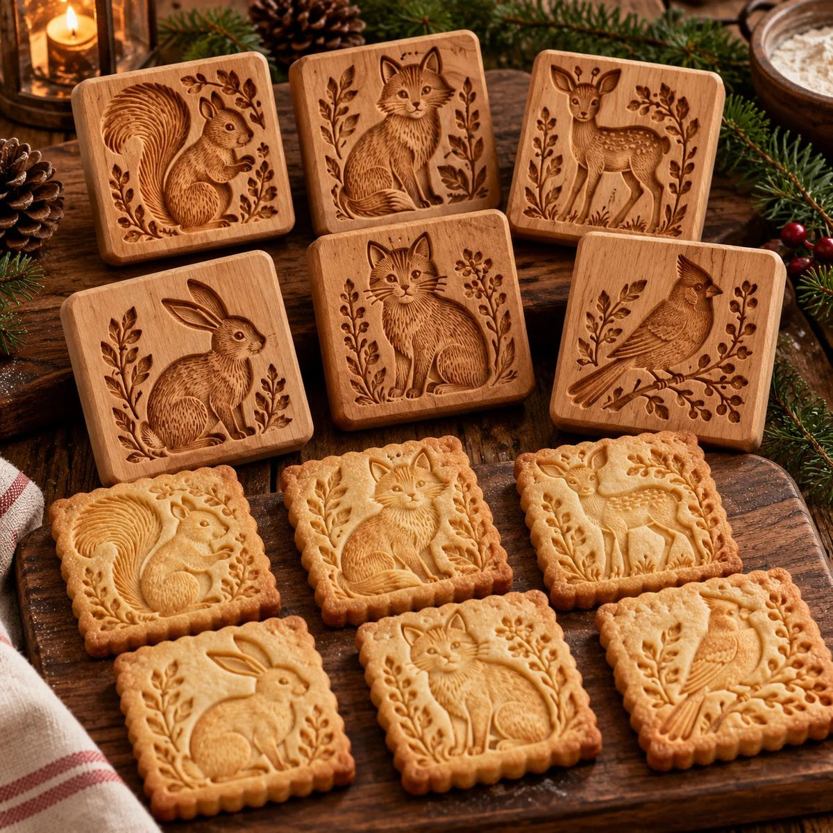 💯Woodland Animal Cookie Mold🏮✨