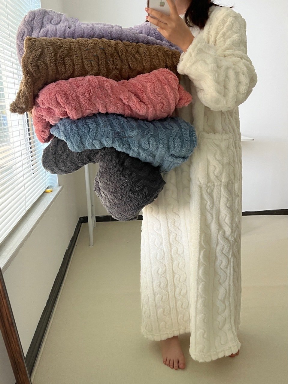 💟Warm gift 49% OFF - Winter coral velvet home clothes (be kind to yourself in this cold winter)