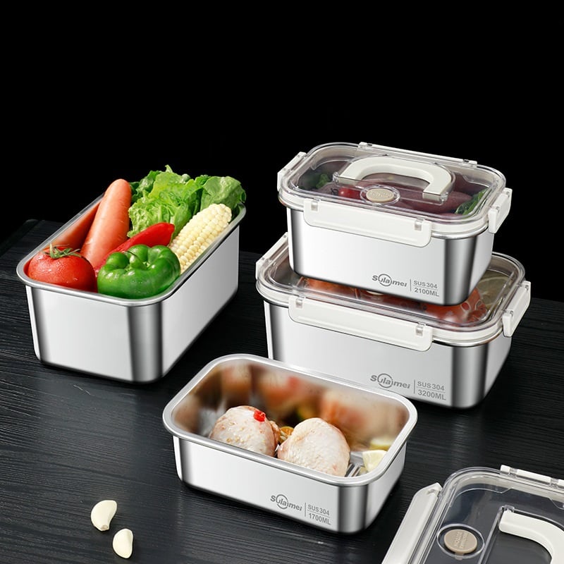 Stainless steel anti-mold and odorless lunch box