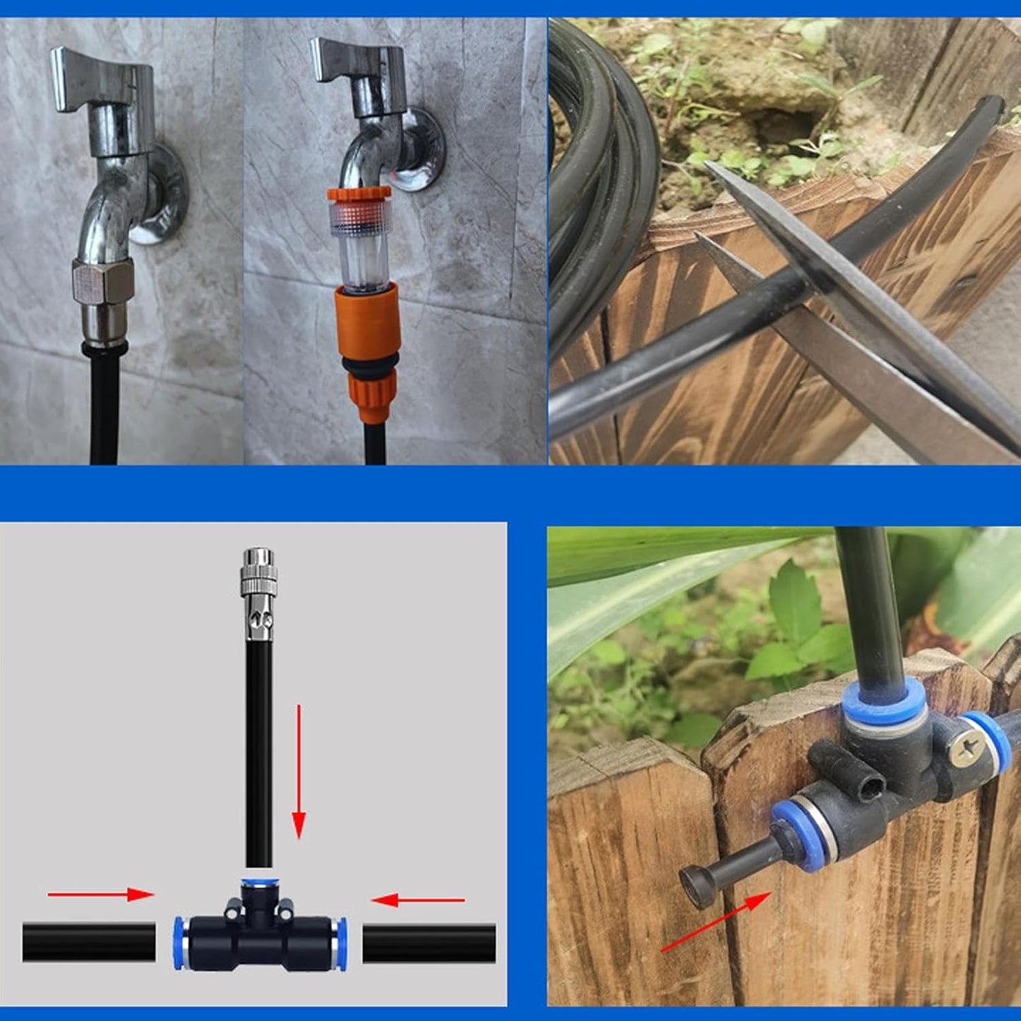 🔥🚿360° Curved Garden Automatic Irrigation System