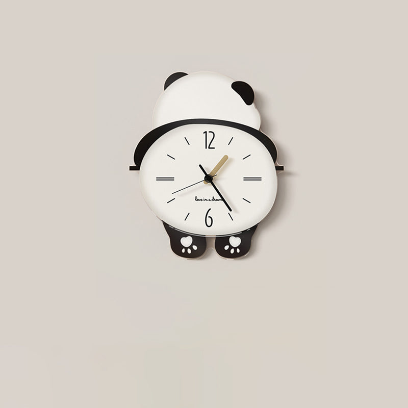 Rocking Panda Decorative Wall Clock