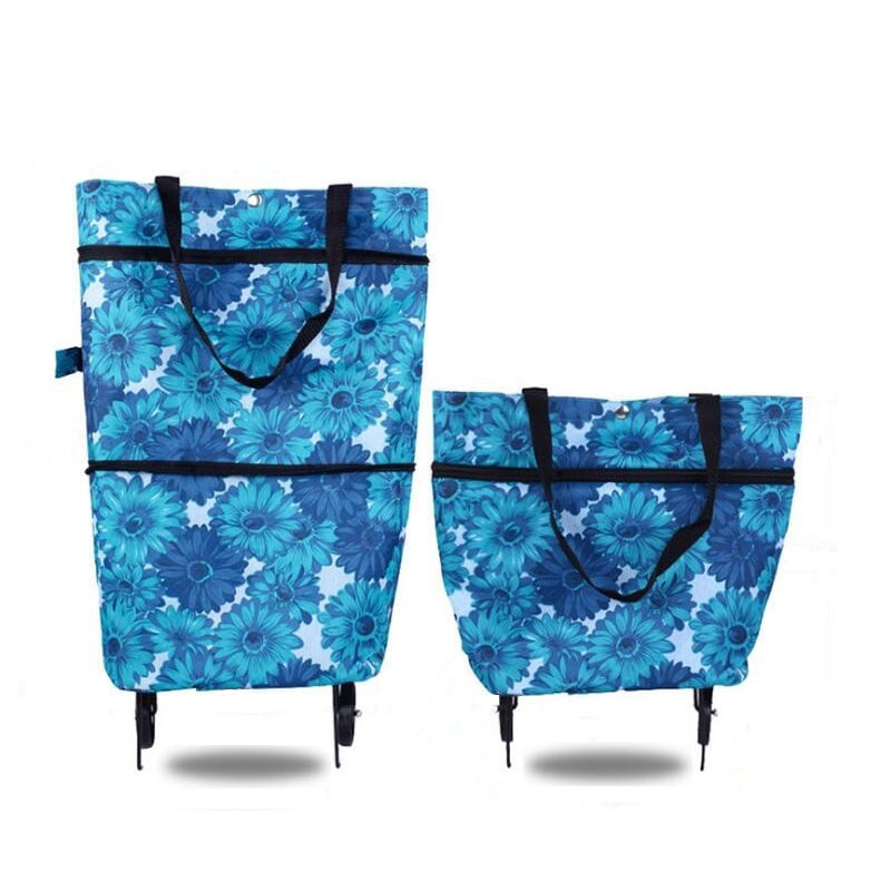 🔥2-in-1 Shopping Bag Folding Green Bag