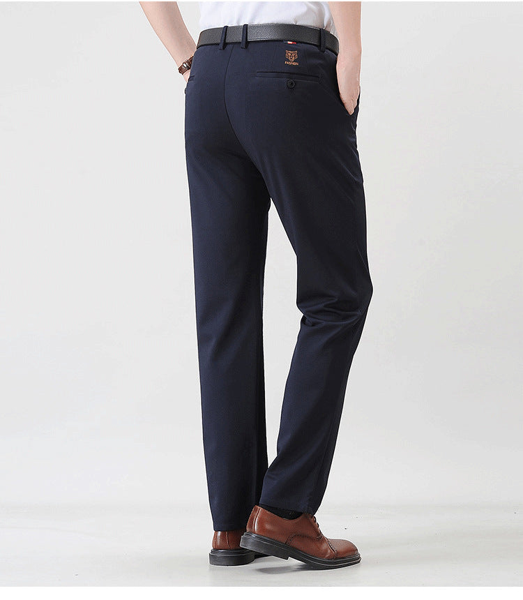 🔥Men’s Fashionable Stretch Plush-lined Suit Pants