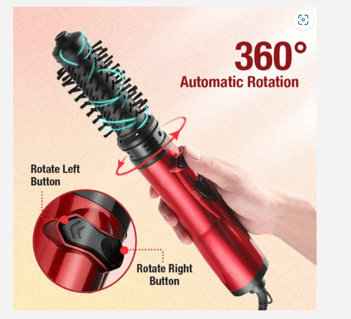 π3-in-1 Hot Air Styler and Rotating Hair Dryer for Dry hair, curl hair, straighten hair