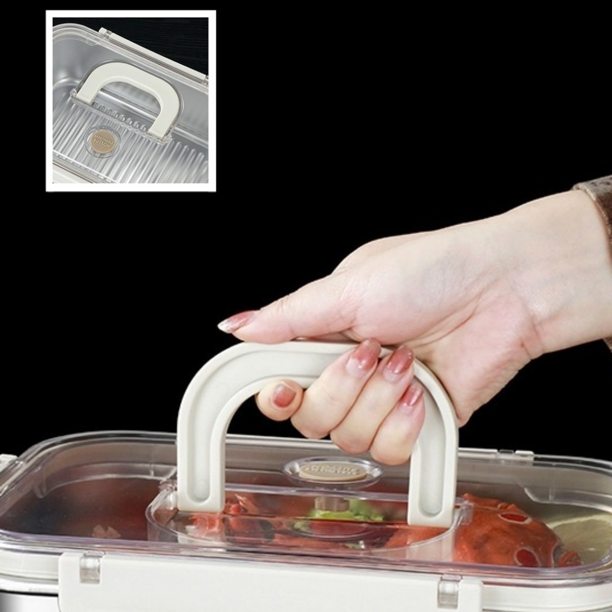 Stainless steel anti-mold and odorless lunch box