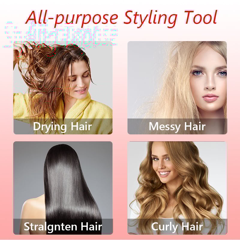 π3-in-1 Hot Air Styler and Rotating Hair Dryer for Dry hair, curl hair, straighten hair