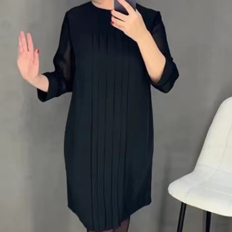 🎉New Product Launch💐 – Mid Sleeve Straight Dress - Buy two and get free shipping!