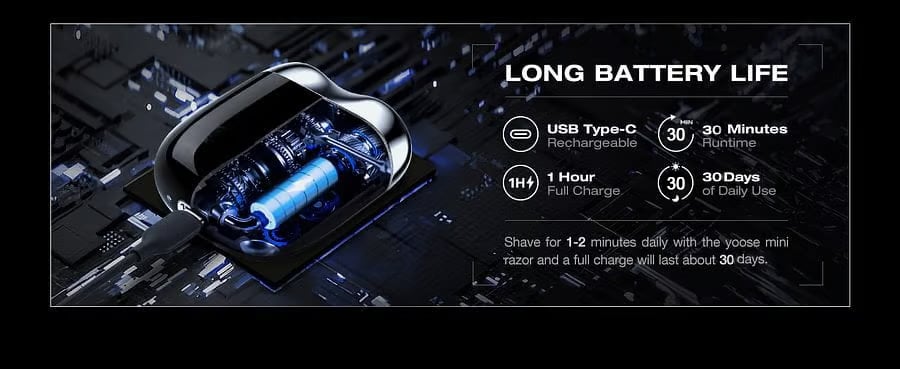 ✨Mini double head electric shave