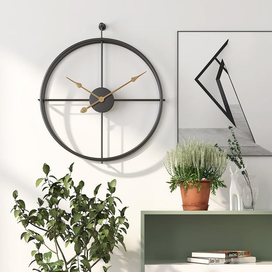 Vintage Black Wall Clock