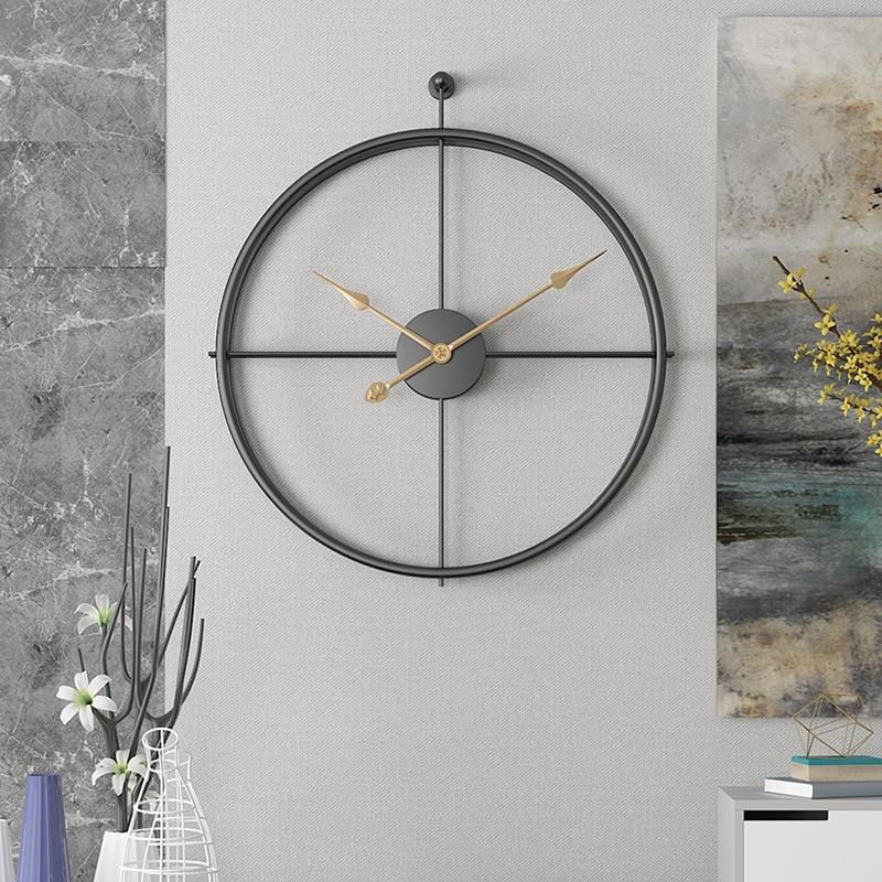 Vintage Black Wall Clock