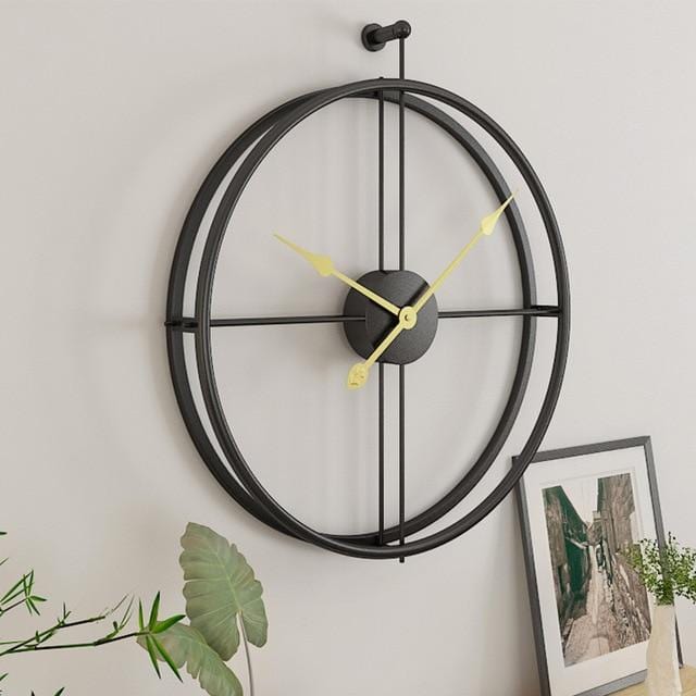 Vintage Black Wall Clock