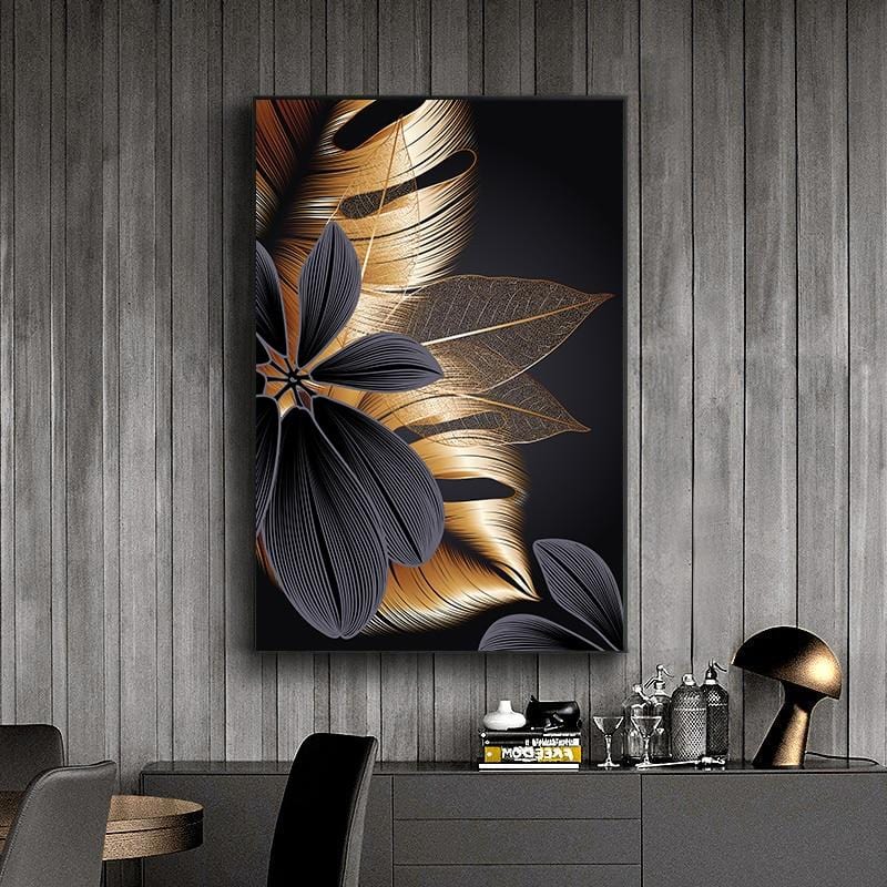 Black And Gold Wall Art
