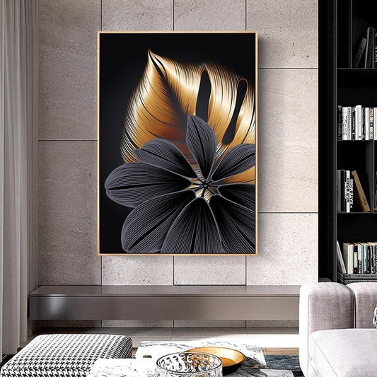 Black And Gold Wall Art
