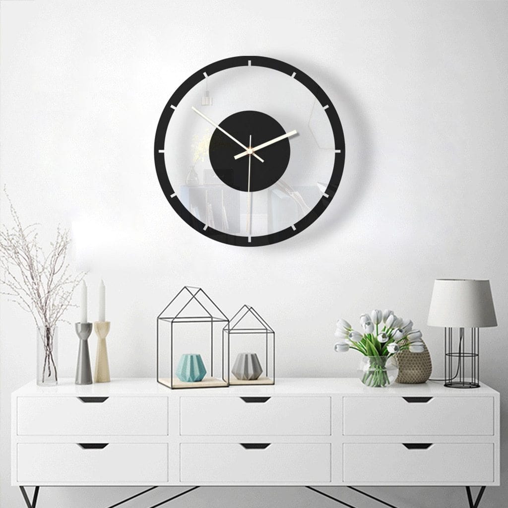 Minimalist Black Wall Clock