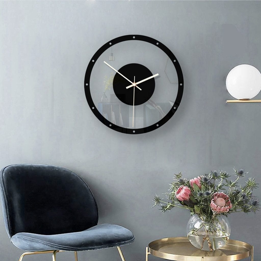 Minimalist Black Wall Clock