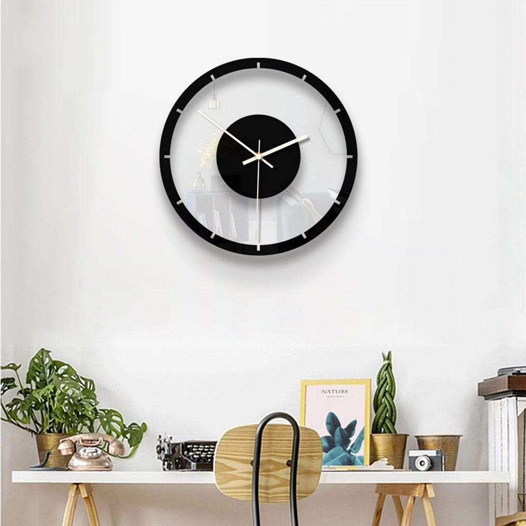 Minimalist Black Wall Clock