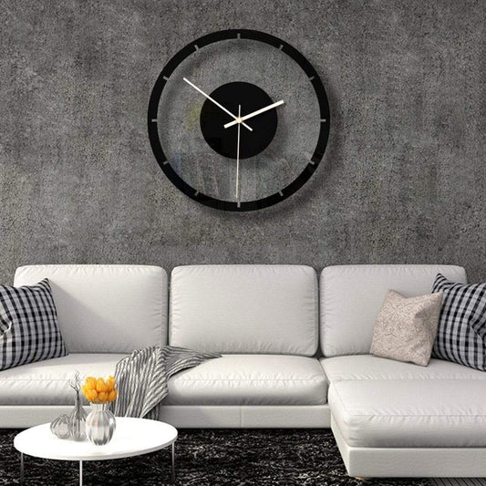 Minimalist Black Wall Clock